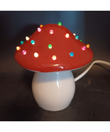 Mushroom Gem Light Lamp by Gargoylery Studio, Ceramic OBO - $55.00