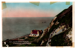 Ocean side home near cliff face in France RPPC Postcard Unposted - £3.90 GBP