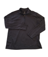 Spyder Men&#39;s XL Black pullover fleece sweater jacket black mens - $422.17 MXN