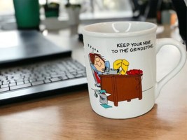 Vintage Hallmark Mug Mates Keep Your Nose To The Grindstone Coffee Mug T... - £18.28 GBP