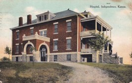 Independence Kansas KS Hospital 1909 Lafontaine Postcard D23 - £2.39 GBP