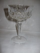 Diamant Pattern Qty 1 Glass Goblet Champagne Wine Cris D&#39;Arques/Durand 1965 - £6.28 GBP