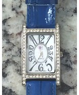 Woman&#39;s Fashion Watch Crystal Bezel Quartz Movement - $11.30