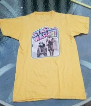 1977 ORIGINAL HOLY GRAIL Vintage Star Wars Authentic Tee Shirt R2D2 C3PO - $65.06