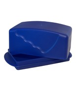 Tupperware Large Butter &amp; Cheese Dish 1 Pound Size Cobalt BLUE 3391 3392... - €11,91 EUR