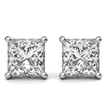 925 Sterling Silver Quadrilateral Marvel Solitaire Moissanite Lab Diamon... - $199.00