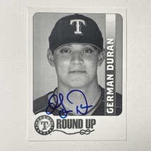 German Durán Texas Rangers Pitcher Signed Autographed 3x4 Promo Photo Card - £8.01 GBP