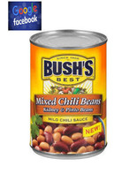 Bush&#39;s Best Mild Chili Sauce Mixed Kidney &amp; Pinto Beans 15.50 oz ...6 in... - £16.89 GBP