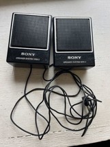 Sony SRS-3 Portable Mini Speakers 3.5mm Jack - TESTED WORKS - $9.75