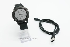 Garmin Fenix 6 Sapphire Multisport GPS Smartwatch Carbon Gray / Back - £189.82 GBP