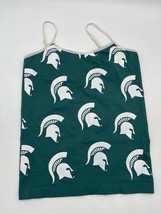 Merson Street Green Michigan Spartans Spaghetti Strap Camisole Tank medium - £11.12 GBP