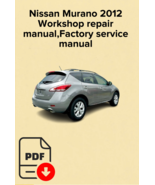 Nissan Murano 2012 Workshop repair manual,Factory service manual,OEM - €15,44 EUR