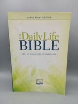 The Daily Life Bible LARGE PRINT EDITION Easy To Read Common English Bible - $17.31