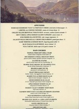 Hudson River Club Menu Battery City New York 1995 Chef Waldy Malouf  - £37.58 GBP