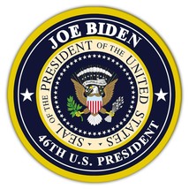 Joe Biden 46th President Seal : Gift Coaster Democrat USA Memorabilia - £4.01 GBP