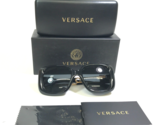 Versace Sunglasses MOD.4411 GB1/87 Polished Black Gold Thick Rim Oversiz... - $111.98