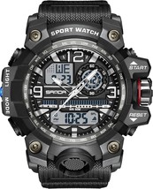 Men&#39;s Watches Sports Outdoor Waterproof Military Watch Date Multi Function Tacti - £36.26 GBP