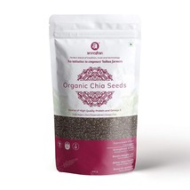 2 X Organic Chia Seeds | 300g Pouch | Unroasted | USDA Certified ( PACK ... - £35.02 GBP