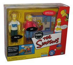 The Simpsons Bill and Marty KBBL Figures Interactive Environment Playmates Toys - $42.07
