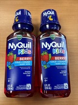 2 Pack~Vicks NyQuil Kid's Cold and Cough Medicine, 8 fl oz Exp.03/2026 - $14.73