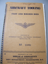 1943 WW2 Navy Aeronautics Aircraft Tooling Booklet 21 - $460.95 MXN