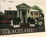 Elvis Presley Graceland Postcard With Plaque In Corner - £2.76 GBP