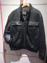 Marks &amp; Spencer Luxury Leather Jacket / Blue Harbour / Brown / Size XL VGC - £51.82 GBP