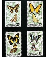 Jamaica #398-401 Butterflies MNH - £3.14 GBP