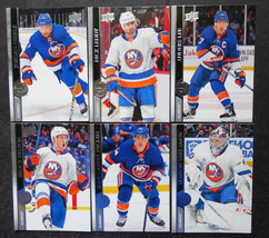 2020-21 Upper Deck UD New York Islanders Series 1 Base Team Set 6 Hockey Cards - £4.73 GBP