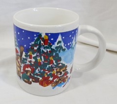 Christmas Winter Scene Holiday 8 oz Coffee Mug Cup - £1.59 GBP