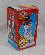 Disney 101 Dalmatians Snowman Snow Dome Snowglobe Ornament McDonalds  - £5.62 GBP