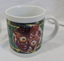 Christmas Holiday Victorian Teddy Bears 10 oz Coffee Mug Cup  - $1.99