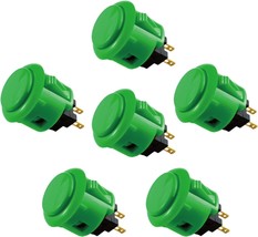Sanwa 6 Pcs Obsf-24 Original Push Button 24Mm For Arcade Jamma Video Game And - £31.68 GBP