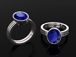 12.25 Ratti 11.72 Carat Neelam Ring Blue Sapphire Adjustable Ring for Men &amp; Wome - £29.72 GBP