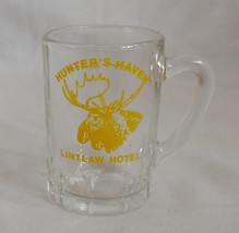 Hunter&#39;s Haven Lintlaw Hotel Moose 2 oz Beer Stein Shot Glass Mug Barware - £1.56 GBP