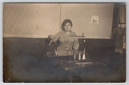 RPPC Women Weaving Making Textiles Unique Table c1920s Postcard G28 - £31.56 GBP