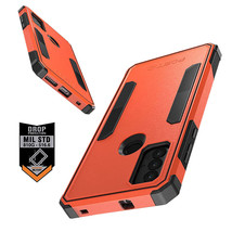 Slim Case For Moto G Power 2022 Shockproof Phone Cover Heavy Duty Orange - £15.73 GBP