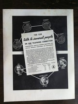 Vintage 1936 Bell Telephone Full Page Original Ad 122 - $6.92