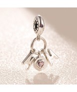 2018 Mother&#39;s Day Release 925 Sterling Silver Perfect Mom Dangle Charm W... - £13.84 GBP