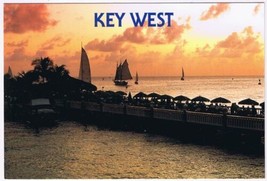 Postcard Tropical Waters &amp; Sunsets Key West Florida - £2.11 GBP