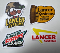 Shot Show 2026 Lancer Systems Lot of 4 Stickers / Decals - $19.79