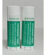 2x Scentuals Lip Conditioner Peppermint Twist Lip Balm, Shea Butter 100%... - $499.91 MXN