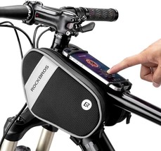 Rockbros Bike Front Frame/Handlebar Phone Mount Bag Top Tube Bike/Bicycle Bag - $42.84