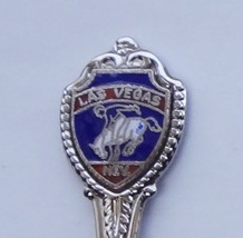 Collector Souvenir Spoon USA Nevada Las Vegas Cowboy Bucking Bronco - £2.37 GBP