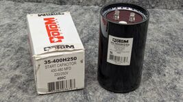 Motor Run Start Capacitor 35-400H250 400-480MFD 220/250VAC Round - Rotom... - $14.99