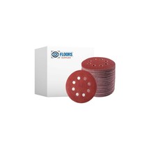 F.M. Floors Supplies Sanding Disc Set，5-Inch 8-Hole Hook and Loop Sandin... - $29.42 CAD