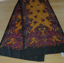 UNBRANDED LOVELY RETANGULAR SCARF-100% POLYESTER MADE IN ITALY-EXCELLENT - $12.99