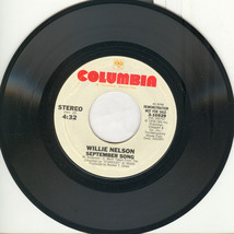 Willie Nelson 45 rpm &quot;September Song&quot; - £3.17 GBP