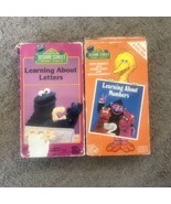 My Sesame Street Home Video Learning About Letters And Numbers VHS 1986 ... - $11.88