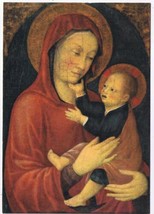 Art Postcard Venice Bellini The Virgin &amp; Child  - $2.17
